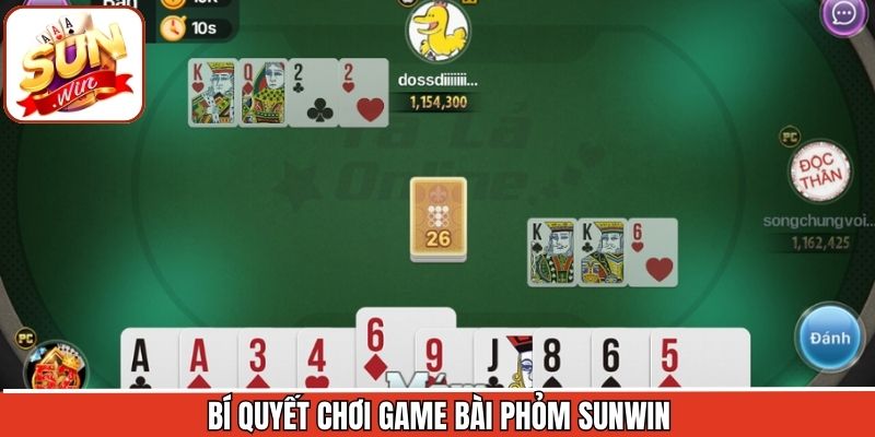 Bí quyết đánh bài Phỏm trực tuyến hiệu quả